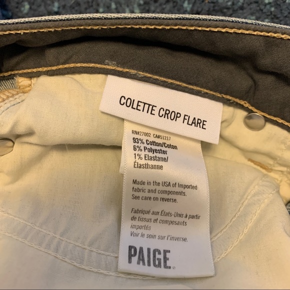 PAIGE Colette Crop Flare Jeans - Picture 8 of 13